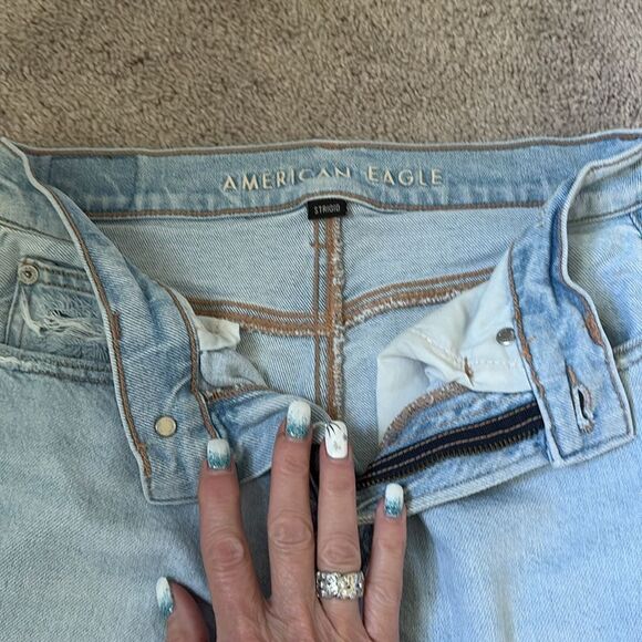 American Eagle 90s Straight Jeans Size 00 - Picture 8 of 14